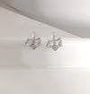 Diamond Drop Silver Ear Stud