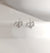 Diamond Drop Silver Ear Stud