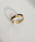 Black and Gold Band Ring