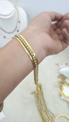 Zirconia Snake Bracelet