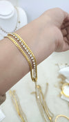 Zirconia layered Bracelet