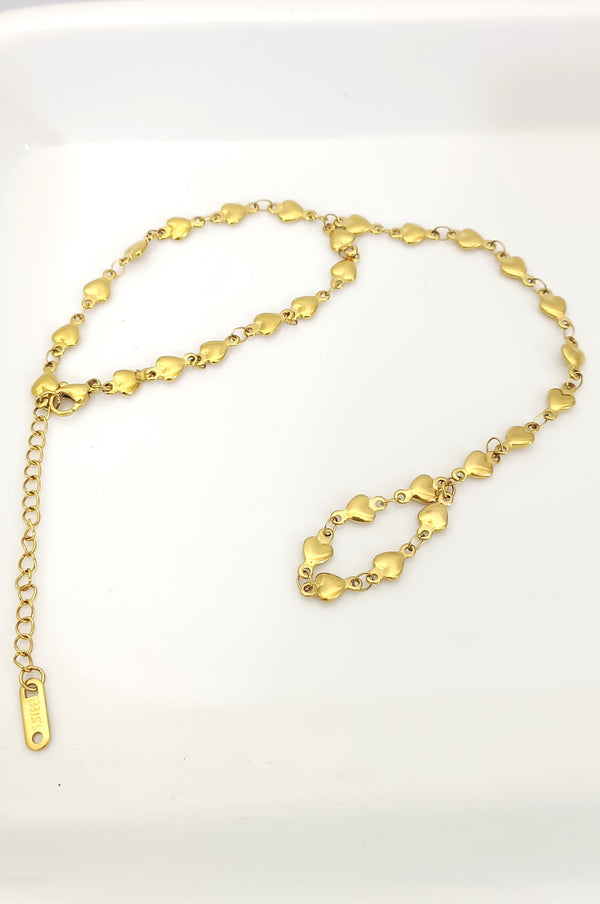 Heart Loop Hand Chain