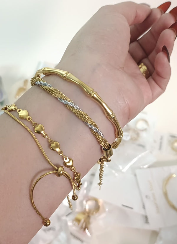 Bamboo Cuff Bangle