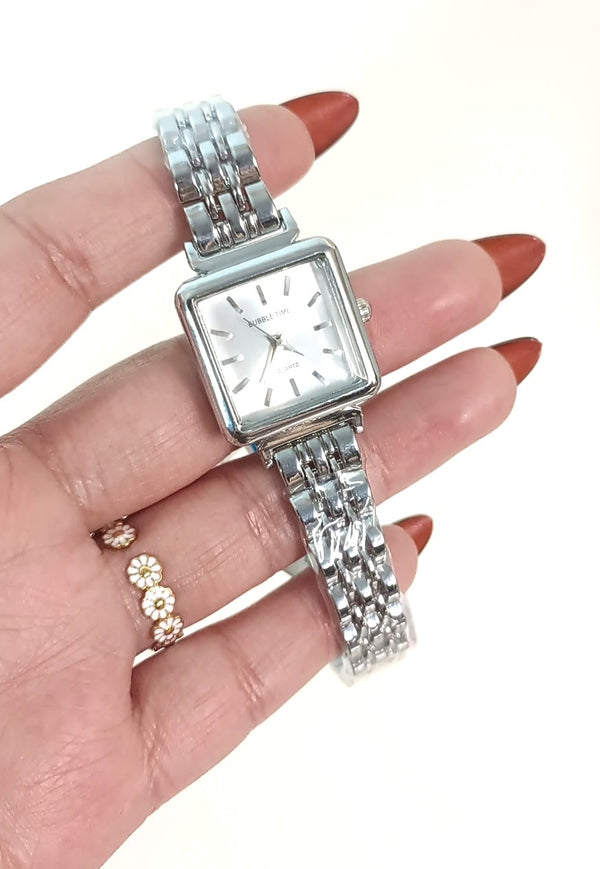 Elegant Steel white Dial Watch