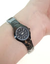 Premium Ceramic Black Watch – Scratch Resistant