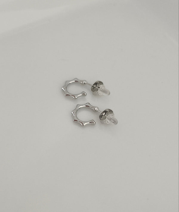 Silver Mini Hoop