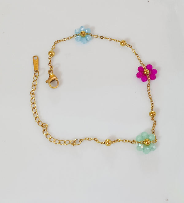 Floral Anklet