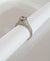 LOVE White Stone Studded Adjustable Ring