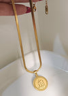 Allah Pendant Necklace Stainless Steel | 21k Gold Plated