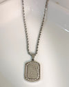 Silver Stones Allah Pendant Unisex | Stainless Steel | 21k Gold Plated