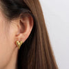 Bloom Heart Studs