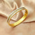 Circle Loop Bangle | Water Proof | Gold Plated | Anti Tarnish