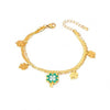 18k Gold Plated Lucky Four-Leaf Clover Multilayered Bracelet | Water Proof | Premium Quality