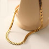Gold Plated Necklace & Bracelet Set | Stainless Steel | Water Proof | Anti Tarnish