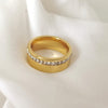 Eternal Luxe Gold-Plated Steel Ring | Stainless Steel