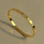 Clemency Diamond Studded Bangle - Stainless Steel & Water Proof