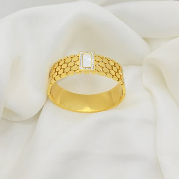 White Gem Gold Gala Cuff