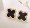 Zircon Clover Studs | Water Proof