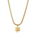 Gold Heart Clover pendant Neckless | Stainless Steel