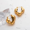 Chunky Bubble Hoop Earrings | Stainless Steel