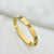 18k Gold TB Brand Bangle