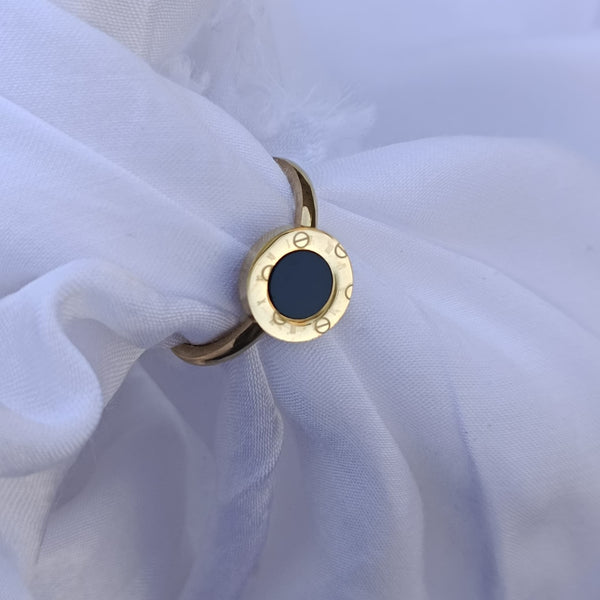 Black cartier ring | Stinless Steel