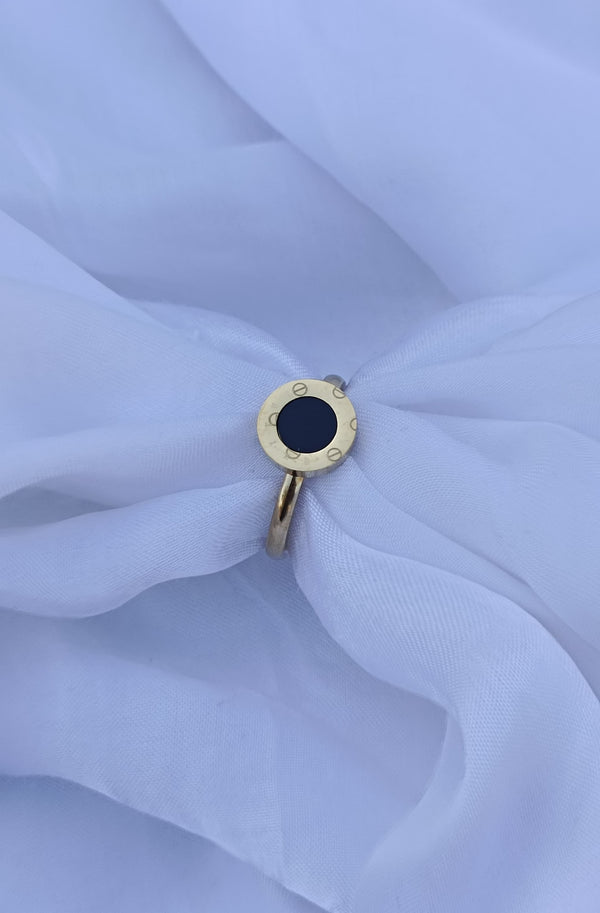 Black cartier ring | Stinless Steel