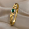 Green Emerald Gemstone Bangle