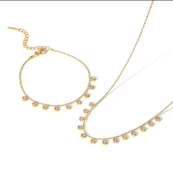 Zirconia Choker Set