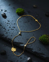 Zircon Flower Link Hand Chain