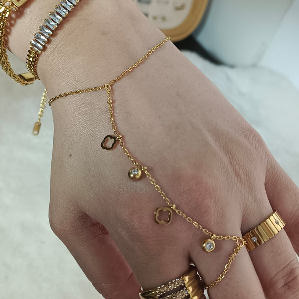 LV Zirconia Hand Chain