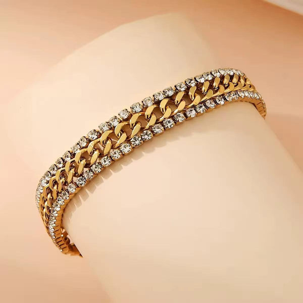 Cuban Link Zirconia Bracelet