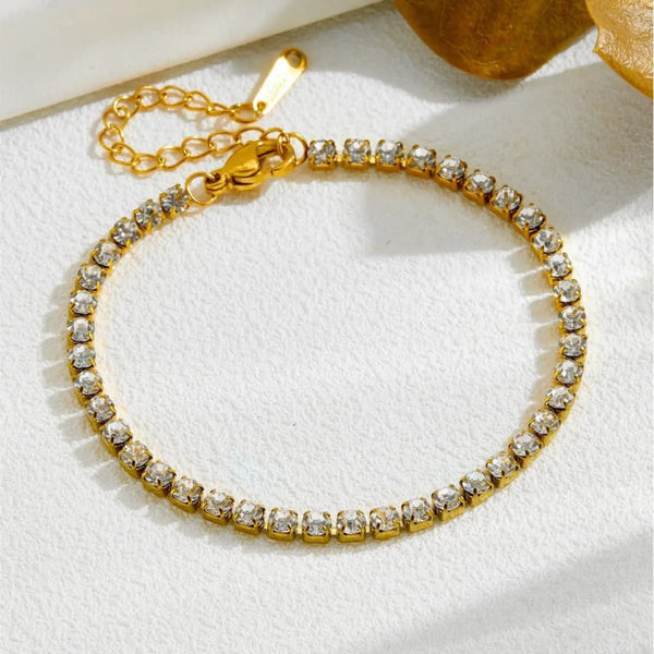 Zirconia Tennis Bracelet
