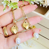 Pearl Heart Earrings