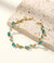 Aqua Tulip Bracelet