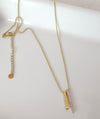 Gold Bar 18k Gold Plated Necklace
