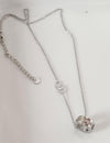 Silver Disk Necklace