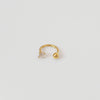 Zircon 21 Karat Stainless Steel Nose Pin & Bali