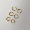 21 karat Stainless Steel Nose Pin & Hoop Bali