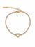 Full Zirconia Tennis Heart Bracelet