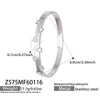 Heart Shape Asymmetrical Bangle