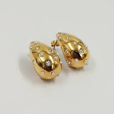 Water Drop Studded Earrings