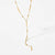 Aurora Lariat Necklace - Implant Grade Titanium Waterproof, Non Tarnish