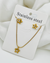 2 Pieces Floral Set | Waterproof, Gold Plated & Stainless Steel