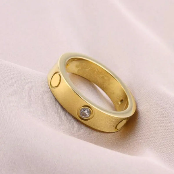 Trendy Titanium Stainless Steel Cartier Ring