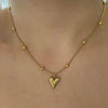 Heart Shape Necklace – Waterproof, Gold Plated & Premium Quality