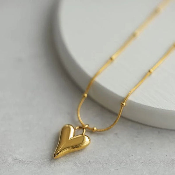 Heart Shape Necklace – Waterproof, Gold Plated & Premium Quality