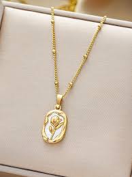 Rose Stainless Pendant
