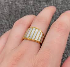 Vintage Chunky Bohemia Shell Rings | Stainless Steel