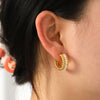 Bold Luxe 18k Gold Hoop Earrings